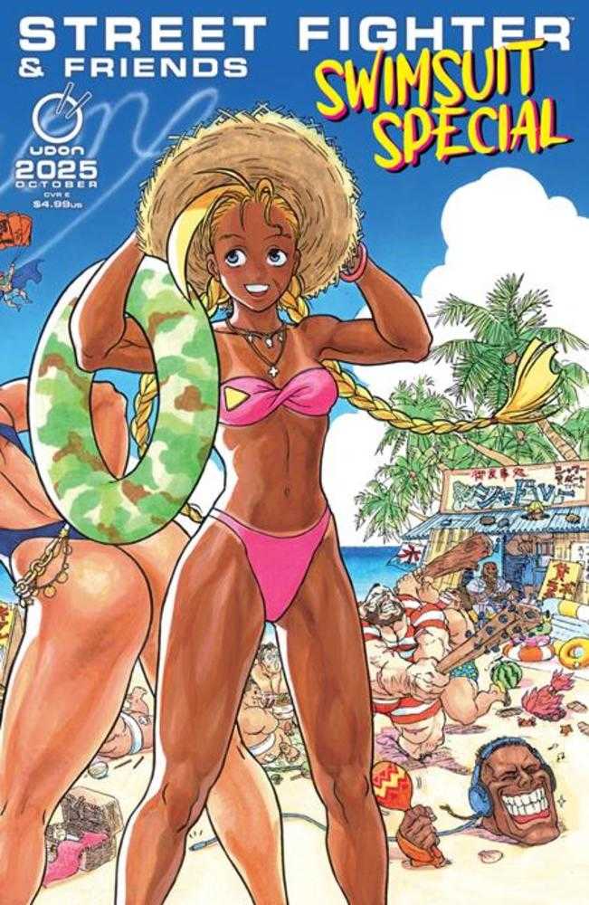 2025 Street Fighter & Friends Swimsuit Special #1 (One Shot) Cover E Inc 1:5 Kinu Nishimura Variant | Dragon's Lair Comics and Fantasy Houston TX