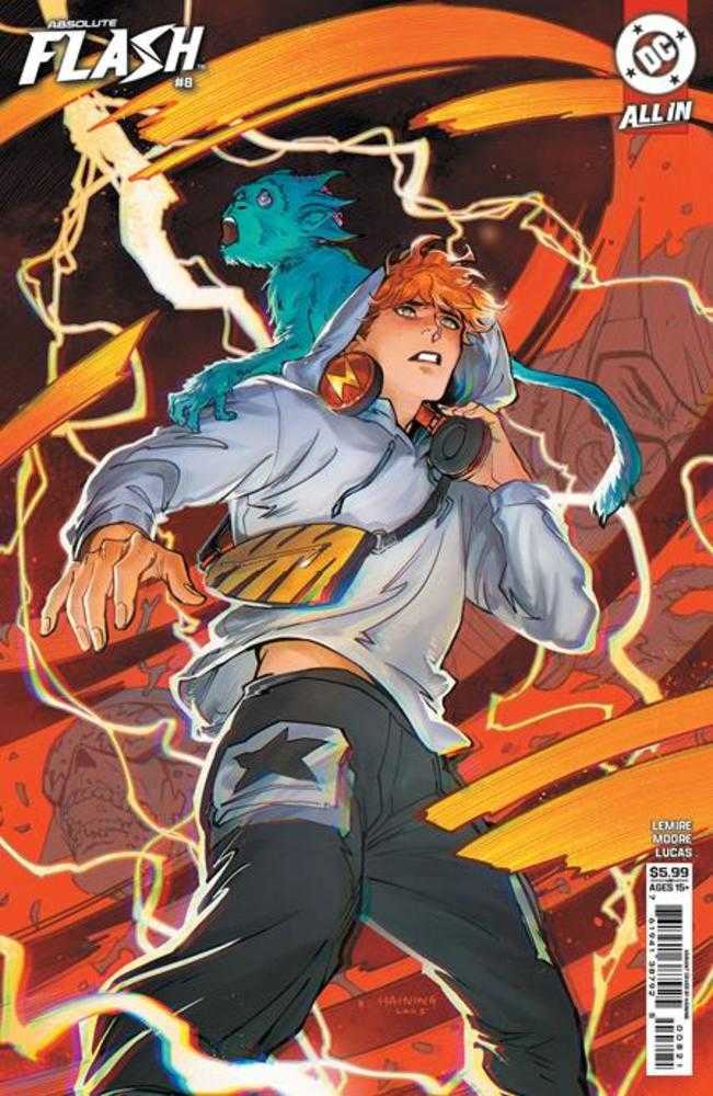 Absolute Flash #8 Cover B Haining Card Stock Variant | Dragon's Lair Comics and Fantasy Houston TX