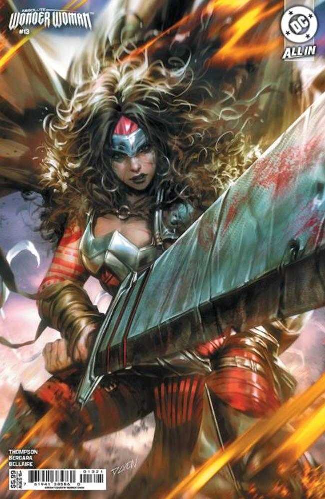 Absolute Wonder Woman #13 Cover B Derrick Chew Card Stock Variant | Dragon's Lair Comics and Fantasy Houston TX