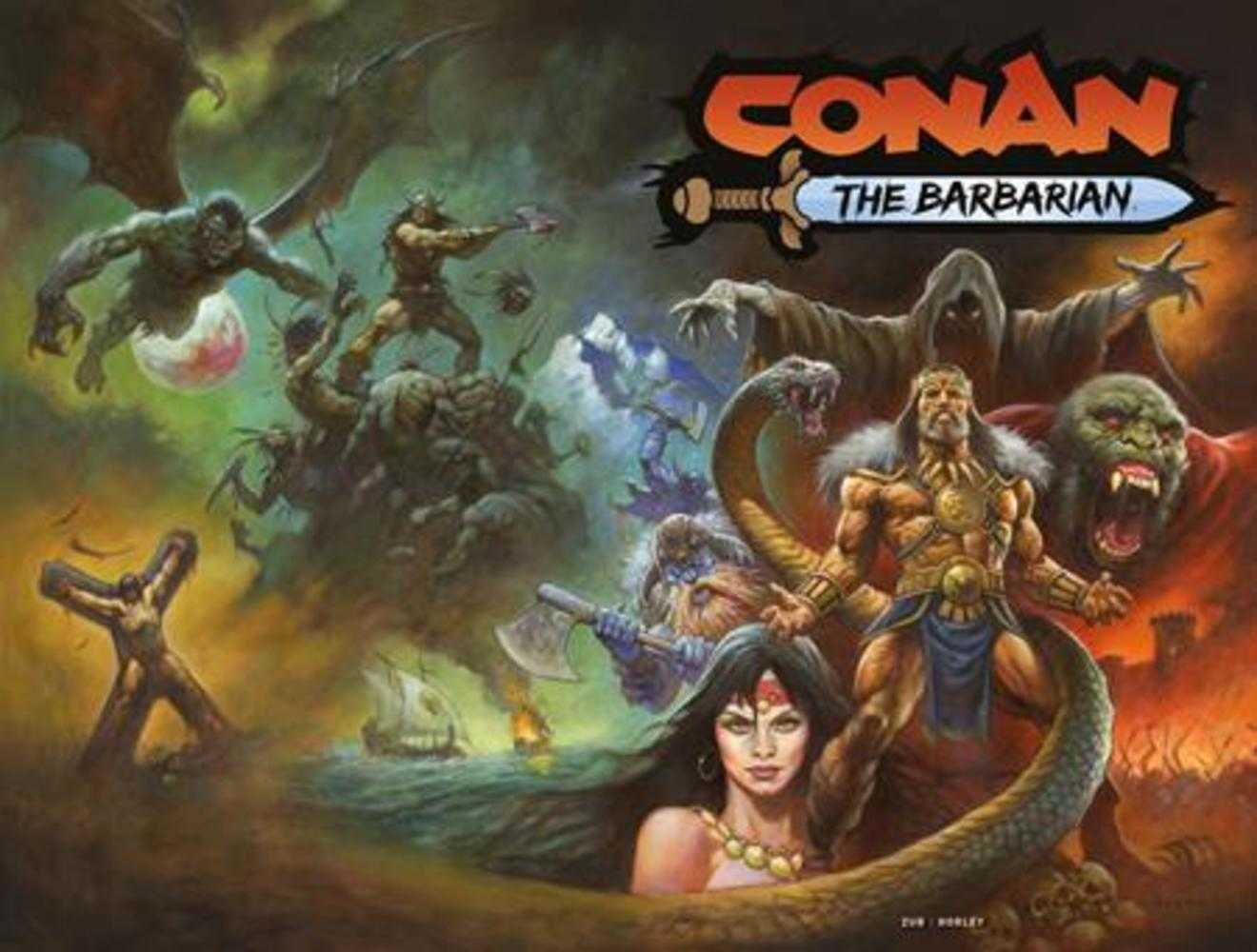 Conan The Barbarian #25 Cover A Alex Horley Wraparound (Mature) | Dragon's Lair Comics and Fantasy Houston TX