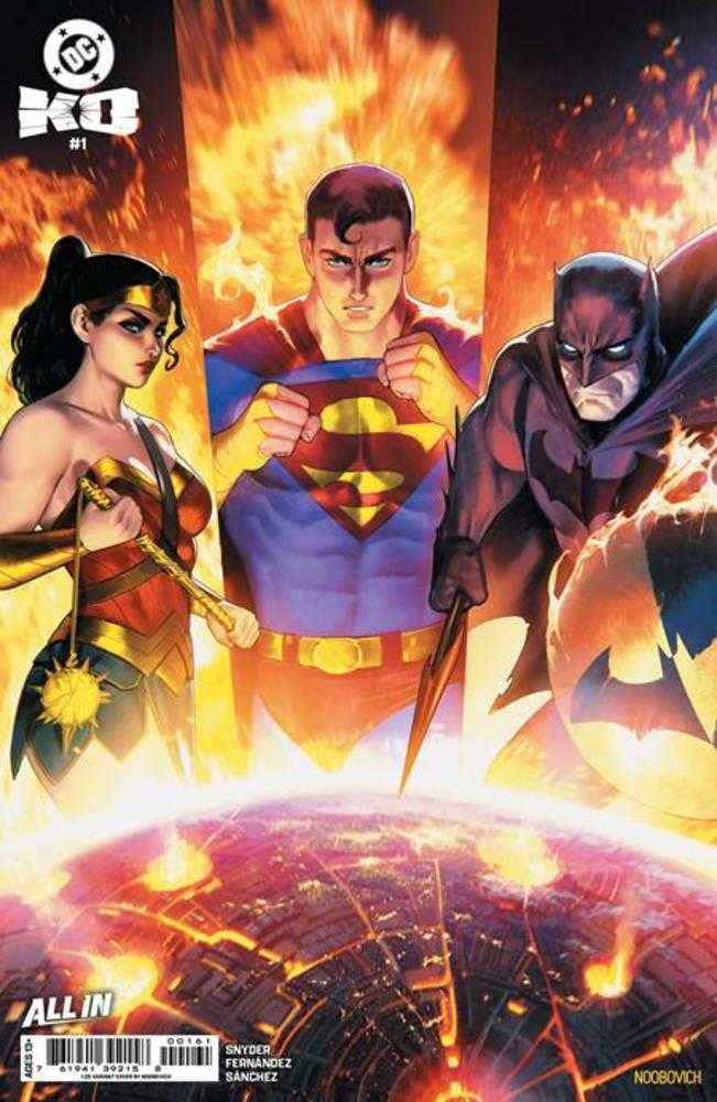 DC K.O. #1 (Of 5) Cover M 1 in 25 Noobovich Card Stock Variant | Dragon's Lair Comics and Fantasy Houston TX