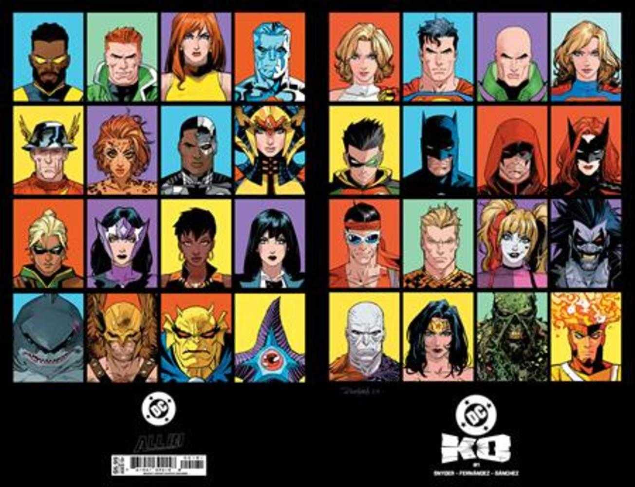 DC K.O. #1 (Of 5) Cover H Dan Mora Bracket Wraparound Card Stock Variant | Dragon's Lair Comics and Fantasy Houston TX