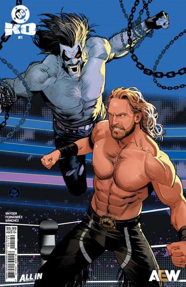 DC K.O. #1 (Of 5) Cover K Dan Mora Hangman Adam Page Aew Cameo Card Stock Variant | Dragon's Lair Comics and Fantasy Houston TX