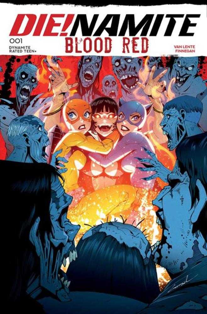 Dienamite Blood Red #1 Cover B Godtail Variant | Dragon's Lair Comics and Fantasy Houston TX