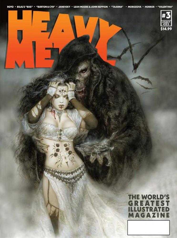 Heavy Metal Magazine #3 Cover A Luis Royo (Mature) | Dragon's Lair Comics and Fantasy Houston TX