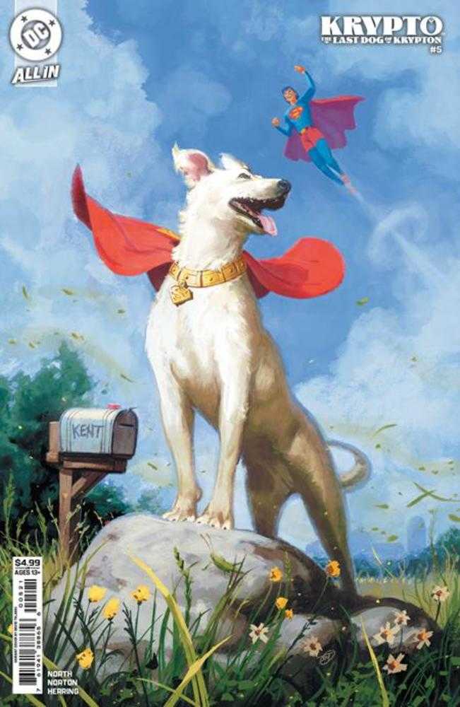 Krypto The Last Dog Of Krypton #5 (Of 5) Cover B David Talaski Card Stock Variant | Dragon's Lair Comics and Fantasy Houston TX