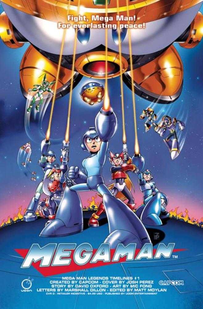 Mega Man Legends Timelines #1 (One Shot) Cover D Inc 1:5 Josh Perez Variant | Odin's Place