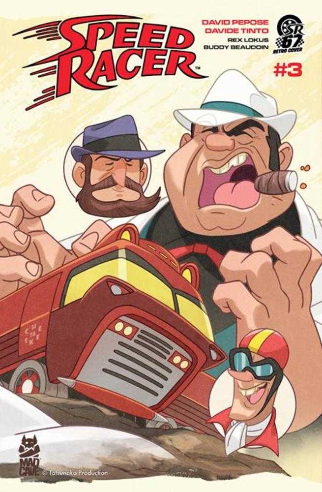 Speed Racer #3 Cover B Sean Galloway Retro Manga Variant | Dragon's Lair Comics and Fantasy Houston TX