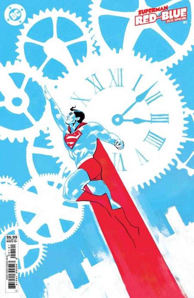 Superman Red & Blue 2025 Special #1 (One Shot) Cover B Michael Walsh Card Stock Variant | Dragon's Lair Comics and Fantasy Houston TX
