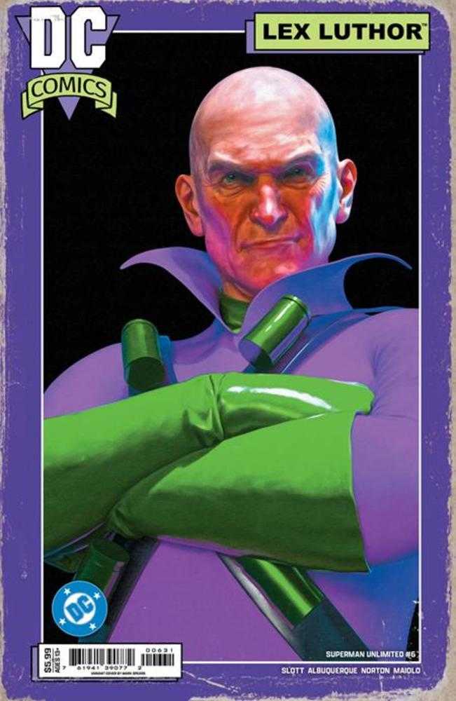 Superman Unlimited #6 Cover B Mark Spears Card Stock Variant | Dragon's Lair Comics and Fantasy Houston TX