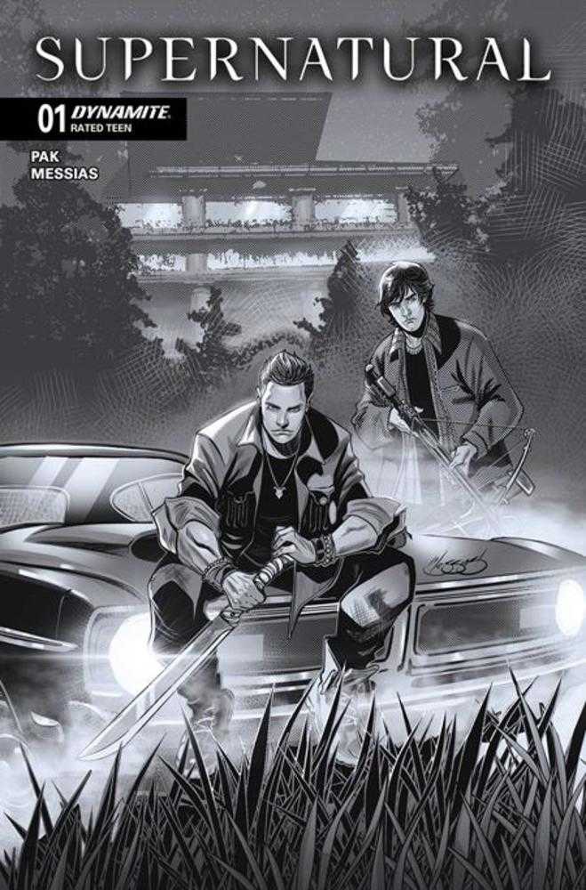 Supernatural #1 Cover J 1 in 10 Eder Messias Line Art Variant | Dragon's Lair Comics and Fantasy Houston TX