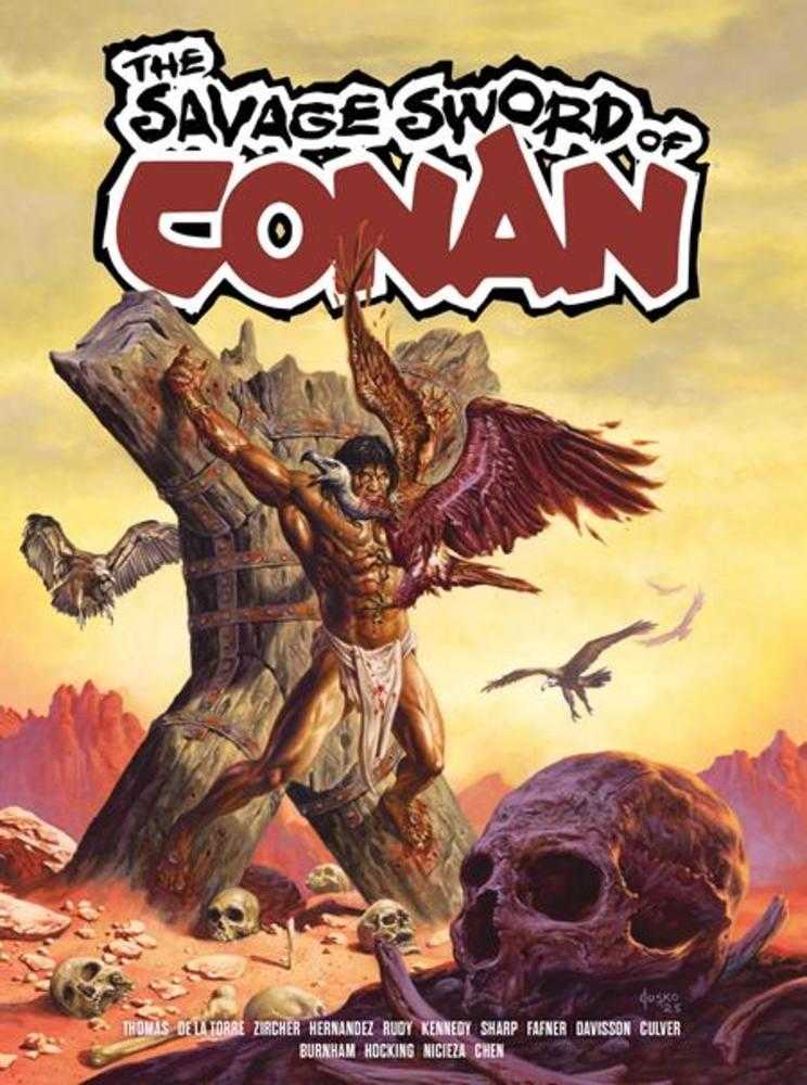 Savage Sword Of Conan TPB Volume 03 Direct Market Edition Joe Jusko Cover (Mature) | Dragon's Lair Comics and Fantasy Houston TX