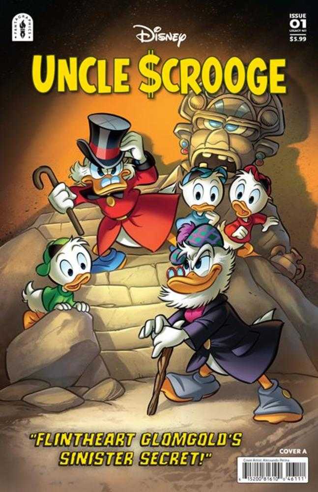 Uncle Scrooge Flintheart Glomgolds Sinister Secret #1 (Of 3) Cover A  Alessandro Perina | Dragon's Lair Comics and Fantasy Houston TX
