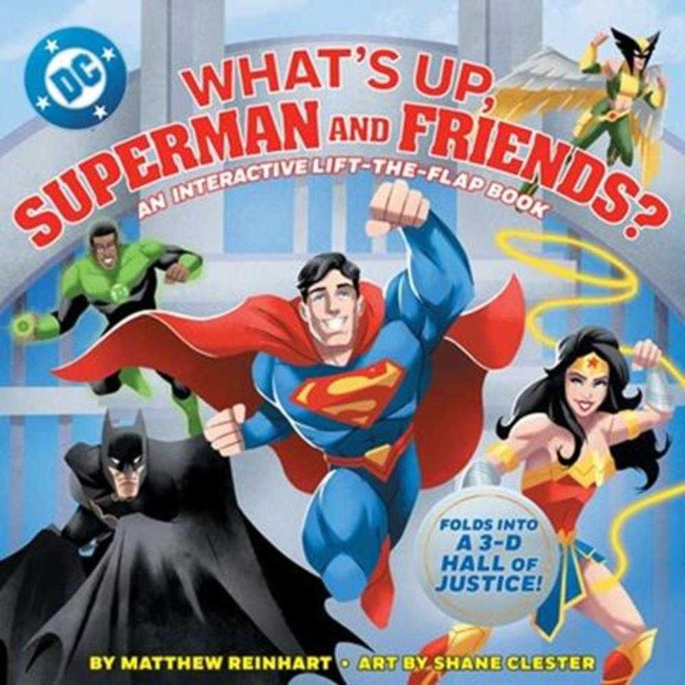 Whats Up Superman And Friends Hardcover A Pop Magic Book | Dragon's Lair Comics and Fantasy Houston TX