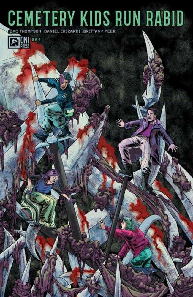 Cemetery Kids Run Rabid #4 (Of 4) Cover B Jenna Cha Variant | Dragon's Lair Comics and Fantasy Houston TX