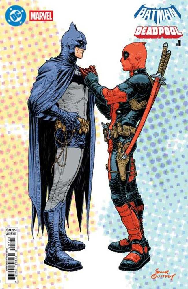 DC Marvel Batman Deadpool #1 (One Shot) Cover N Frank Quitely Batman Deadpool Card Stock Variant | Dragon's Lair Comics and Fantasy Houston TX