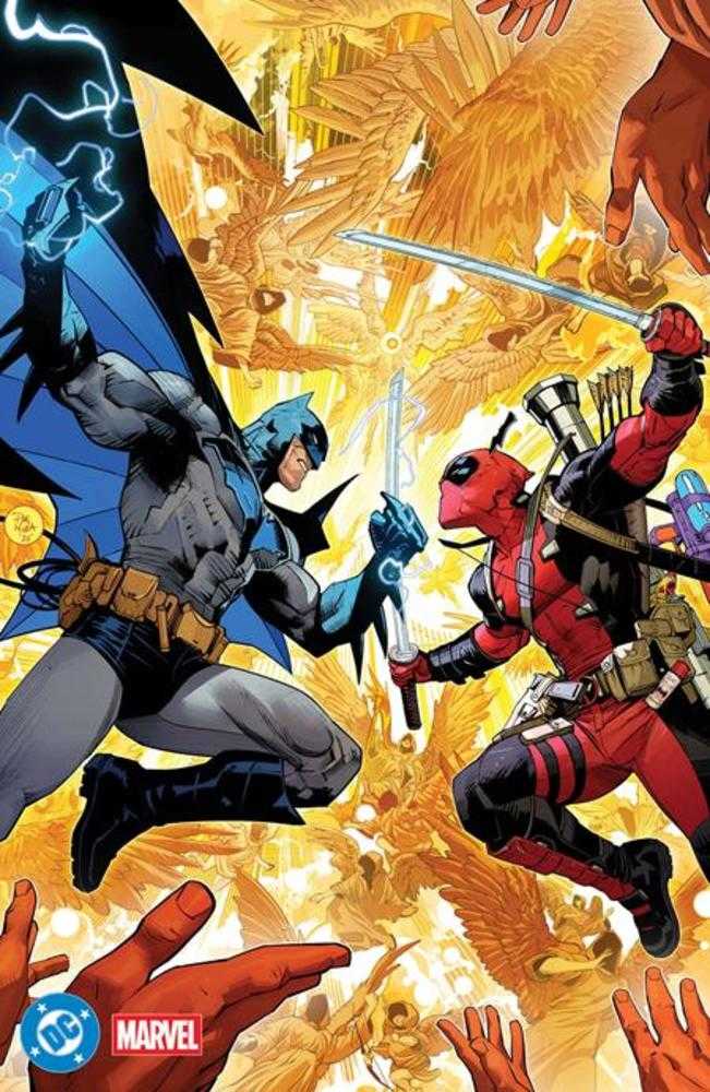 DC Marvel Batman Deadpool #1 (One Shot) Cover T Dan Mora Foil Variant | Dragon's Lair Comics and Fantasy Houston TX