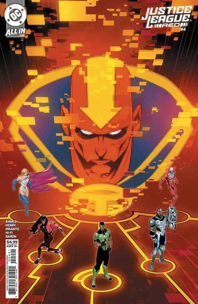 Justice League Red #4 (Of 6) Cover B David Baldeon Card Stock Variant | Dragon's Lair Comics and Fantasy Houston TX