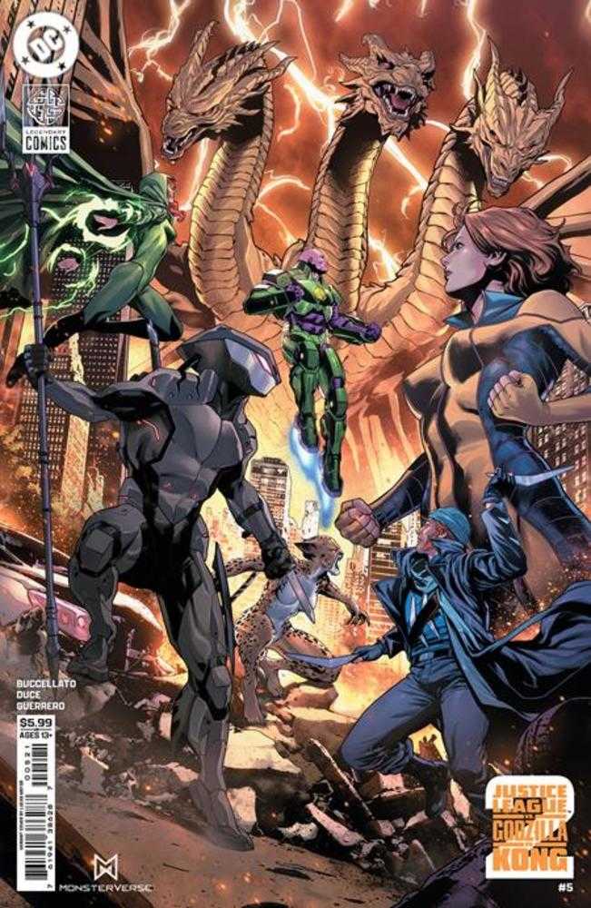 Justice League vs Godzilla vs Kong 2 #5 (Of 7) Cover C Lucas Meyer Card Stock Variant | Dragon's Lair Comics and Fantasy Houston TX