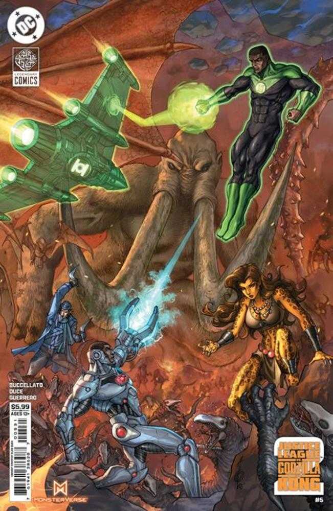 Justice League vs Godzilla vs Kong 2 #5 (Of 7) Cover B Alan Quah Card Stock Variant | Dragon's Lair Comics and Fantasy Houston TX