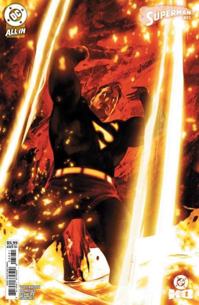 Superman #32 Cover C Sebastian Fiumara Card Stock Variant (DC K.O.) | Dragon's Lair Comics and Fantasy Houston TX