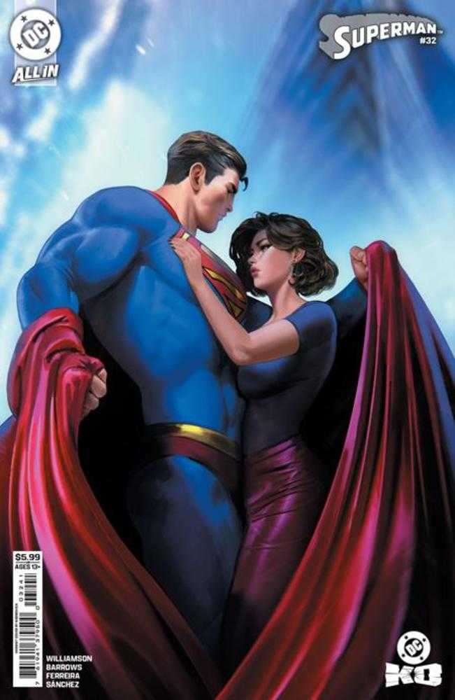 Superman #32 Cover E Noobovich Card Stock Variant (DC K.O.) | Dragon's Lair Comics and Fantasy Houston TX