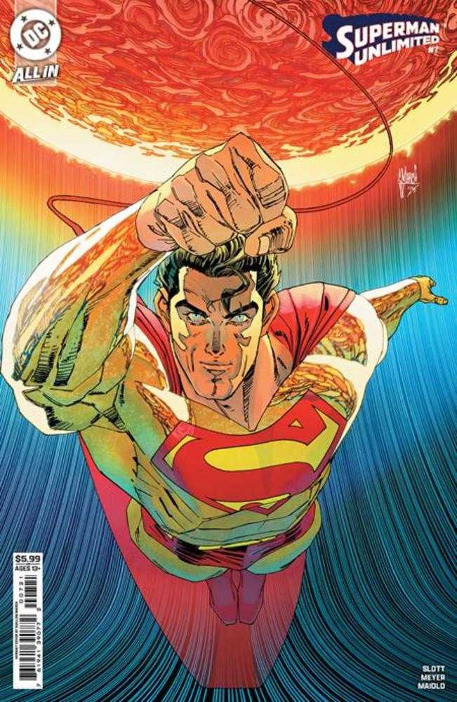 Superman Unlimited #7 Cover B Guillem March Card Stock Variant | Dragon's Lair Comics and Fantasy Houston TX