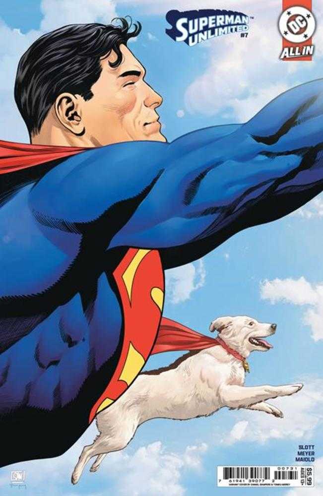 Superman Unlimited #7 Cover C Daniel Sampere Card Stock Variant | Dragon's Lair Comics and Fantasy Houston TX