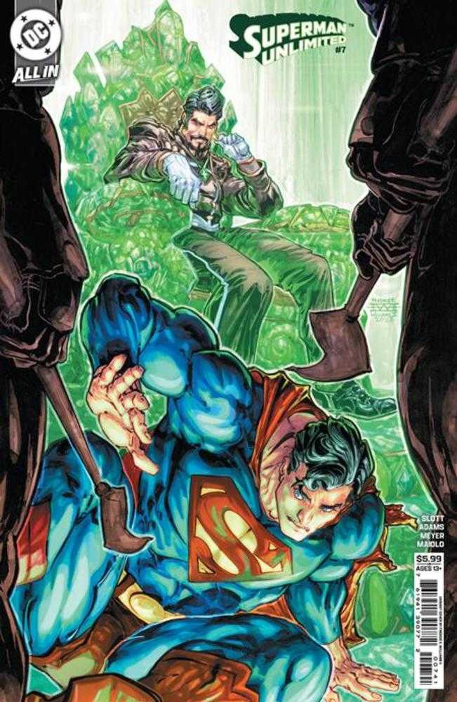 Superman Unlimited #7 Cover D Freddie E Williams II Card Stock Variant | Dragon's Lair Comics and Fantasy Houston TX