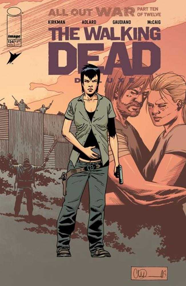 Walking Dead Deluxe #124 Cover B Charlie Adlard & Dave Mccaig Variant (Mature) | Dragon's Lair Comics and Fantasy Houston TX