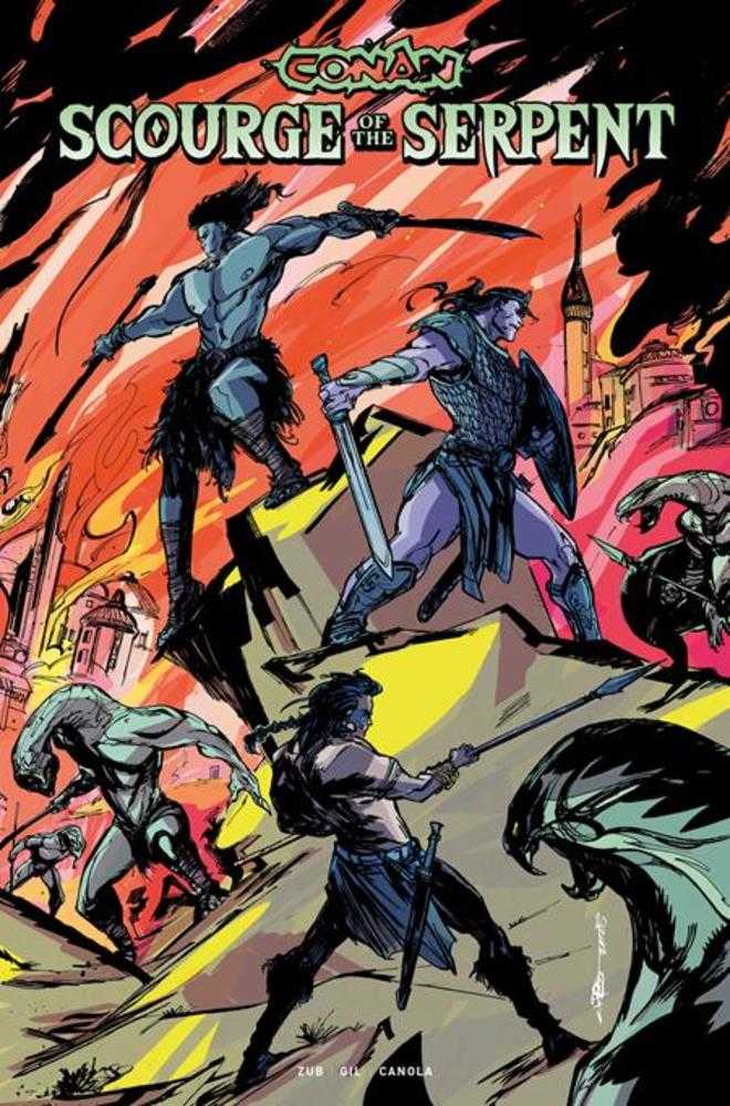 Conan The Barbarian Scourge Of The Serpent #2 (Of 4) Cover E Eryk Dononvan Variant (Mature) | Dragon's Lair Comics and Fantasy Houston TX