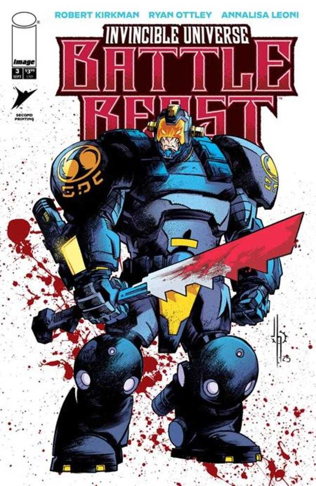 Invincible Universe Battle Beast #3 2 Nd Printing Cover A Jason Howard | Dragon's Lair Comics and Fantasy Houston TX