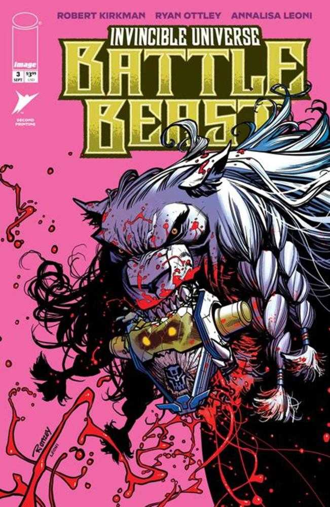 Invincible Universe Battle Beast #3 2 Nd Printing Cover B Tbd Variant | Dragon's Lair Comics and Fantasy Houston TX