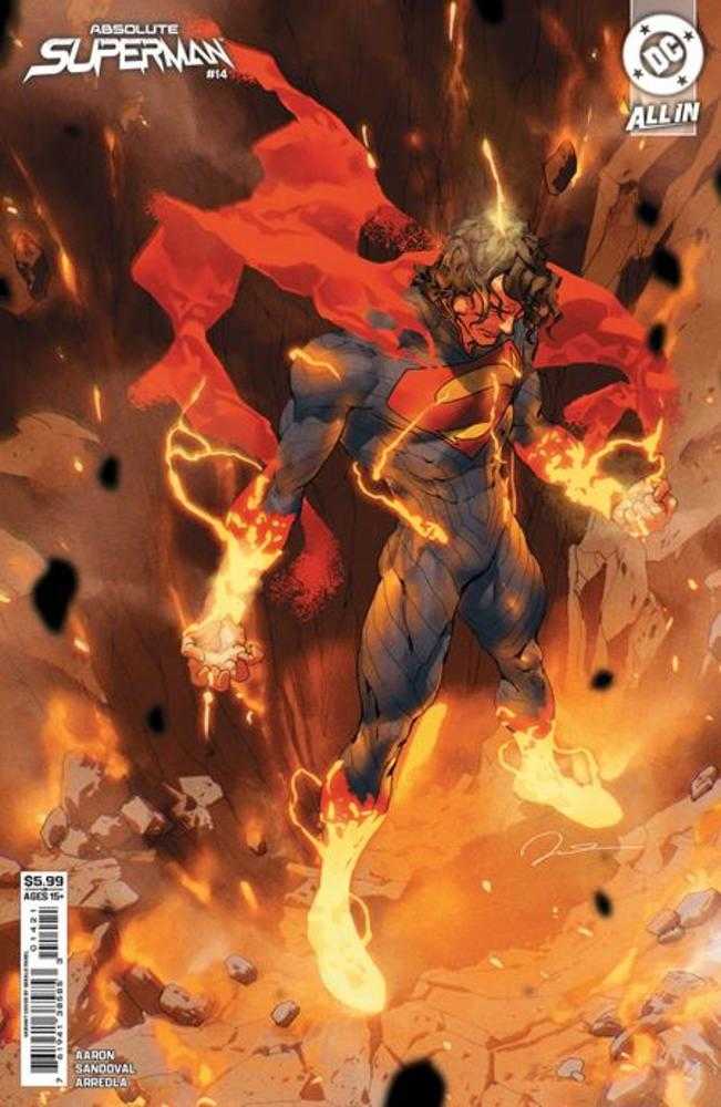 Absolute Superman #14 Cover B Gerald Parel Card Stock Variant | Dragon's Lair Comics and Fantasy Houston TX