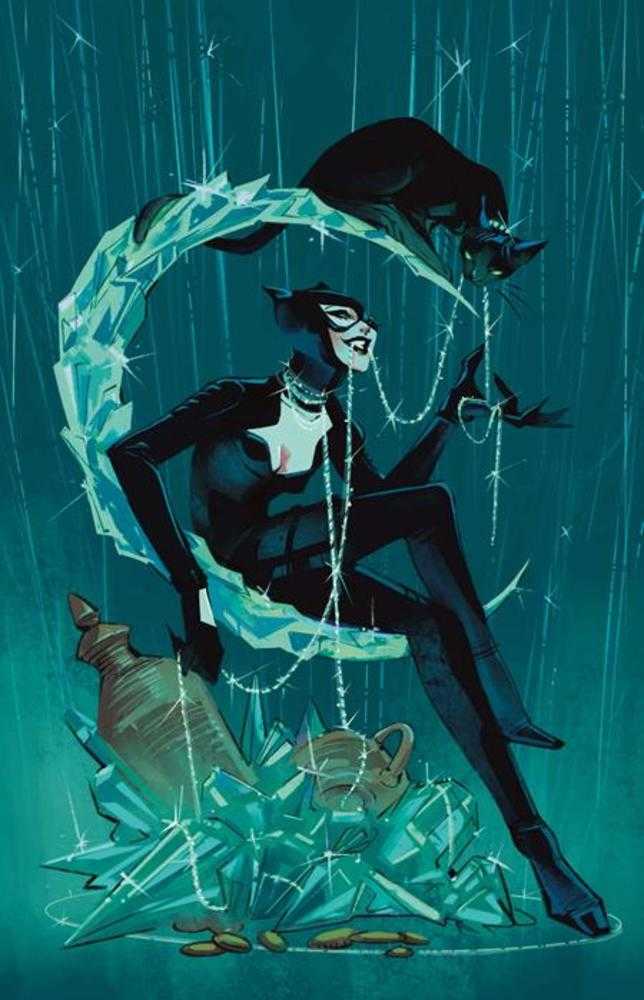 Catwoman #82 Cover D Sarah Baslaim Card Stock Variant | Dragon's Lair Comics and Fantasy Houston TX