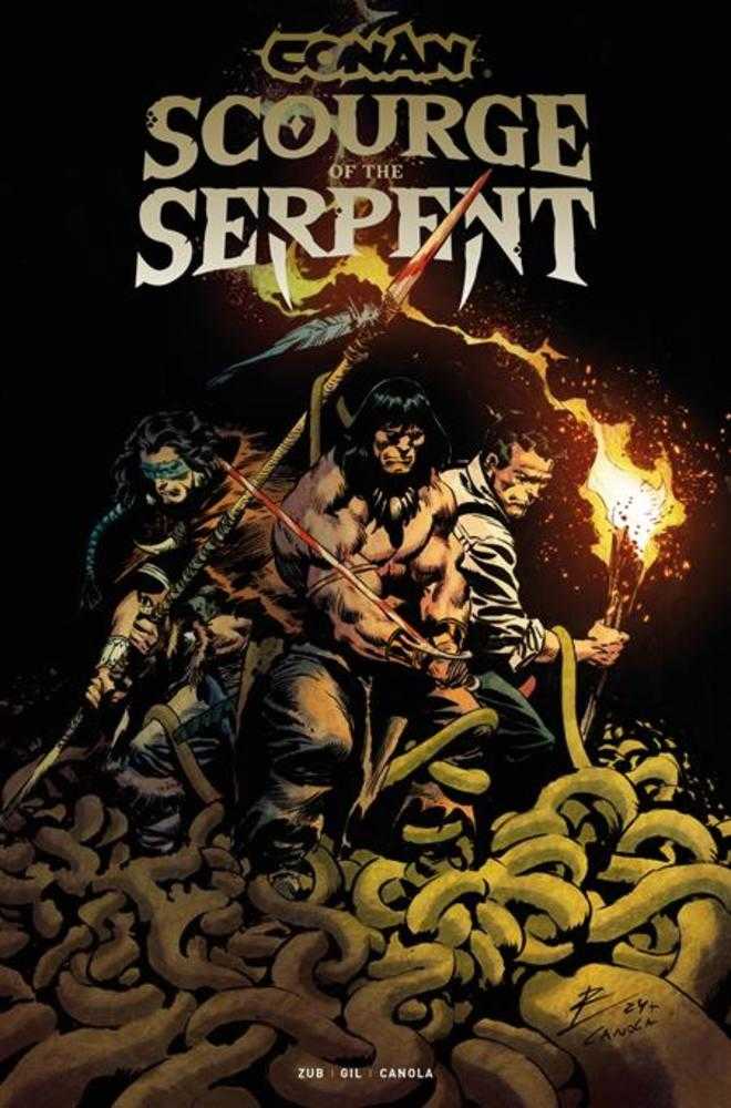 Conan The Barbarian Scourge Of The Serpent #4 (Of 4) Cover A Roberto De La Torre (Mature) | Dragon's Lair Comics and Fantasy Houston TX
