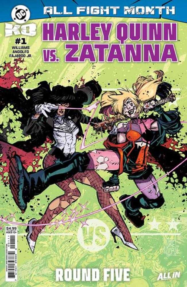 DC K.O. Harley Quinn vs Zatanna #1 (One Shot) Cover A Jorge Corona | Dragon's Lair Comics and Fantasy Houston TX