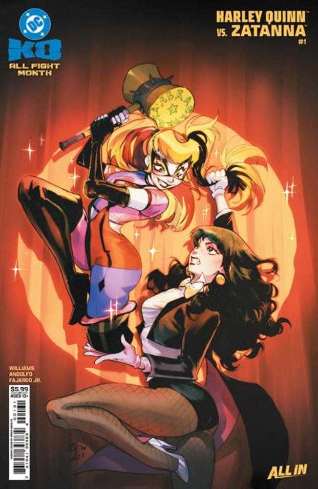 DC K.O. Harley Quinn vs Zatanna #1 (One Shot) Cover D Mirka Andolfo Card Stock Variant | Dragon's Lair Comics and Fantasy Houston TX