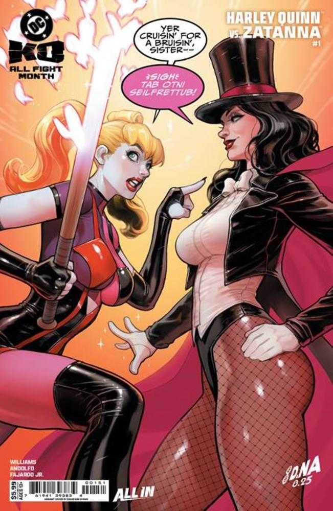 DC K.O. Harley Quinn vs Zatanna #1 (One Shot) Cover E David Nakayama Card Stock Variant | Dragon's Lair Comics and Fantasy Houston TX