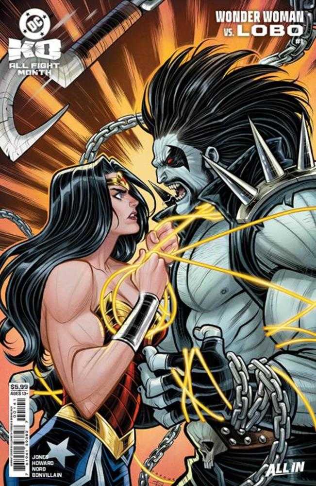 DC K.O. Wonder Woman vs Lobo #1 (One Shot) Cover D Elizabeth Torque Card Stock Variant | Dragon's Lair Comics and Fantasy Houston TX