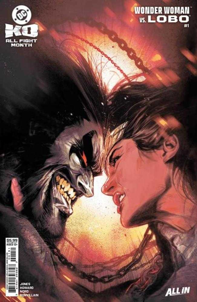 DC K.O. Wonder Woman vs Lobo #1 (One Shot) Cover C Joelle Jones Card Stock Variant | Dragon's Lair Comics and Fantasy Houston TX