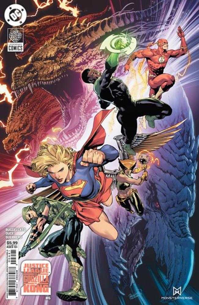 Justice League vs Godzilla vs Kong 2 #6 (Of 7) Cover B Carlo Pagulayan Card Stock Variant | Dragon's Lair Comics and Fantasy Houston TX