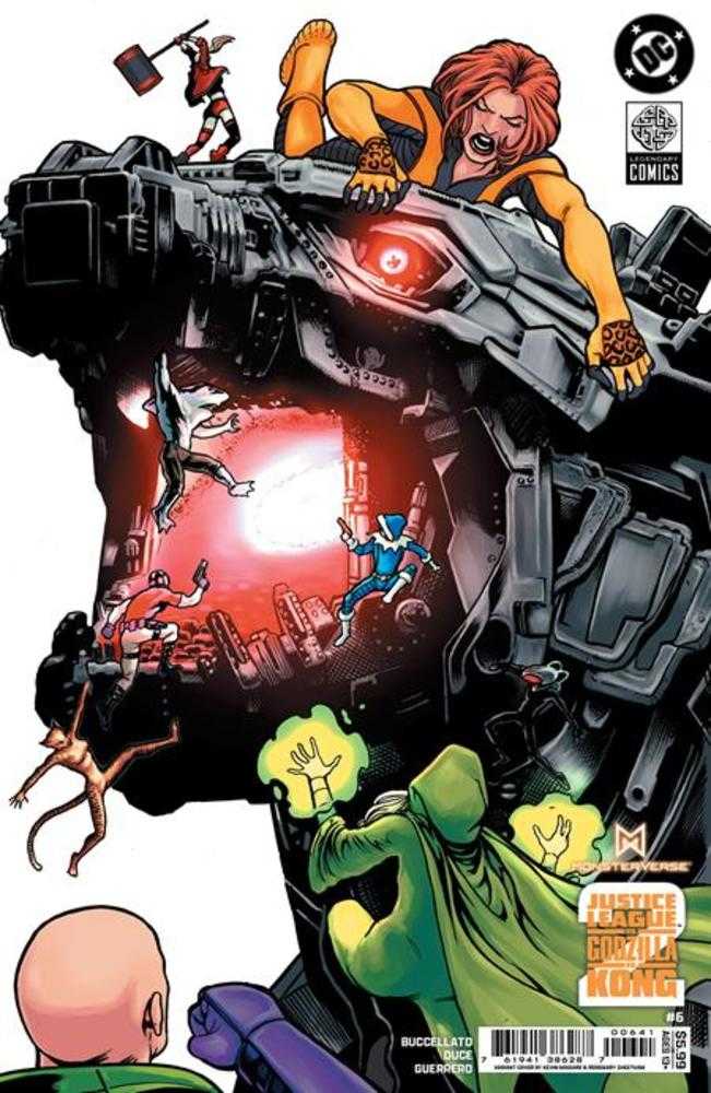 Justice League vs Godzilla vs Kong 2 #6 (Of 7) Cover D Kevin Maguire Card Stock Variant | Dragon's Lair Comics and Fantasy Houston TX