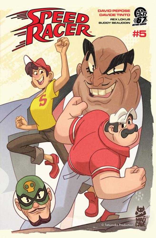 Speed Racer #5 Cover B Sean Galloway Retro Manga Variant | Dragon's Lair Comics and Fantasy Houston TX