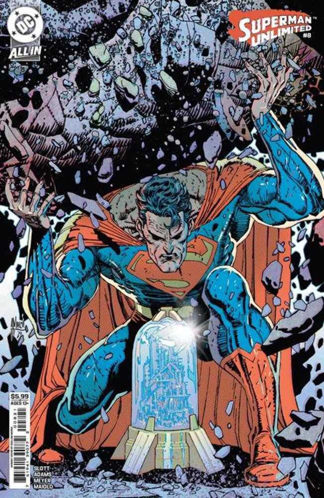 Superman Unlimited #8 Cover B Guillem March Card Stock Variant | Dragon's Lair Comics and Fantasy Houston TX