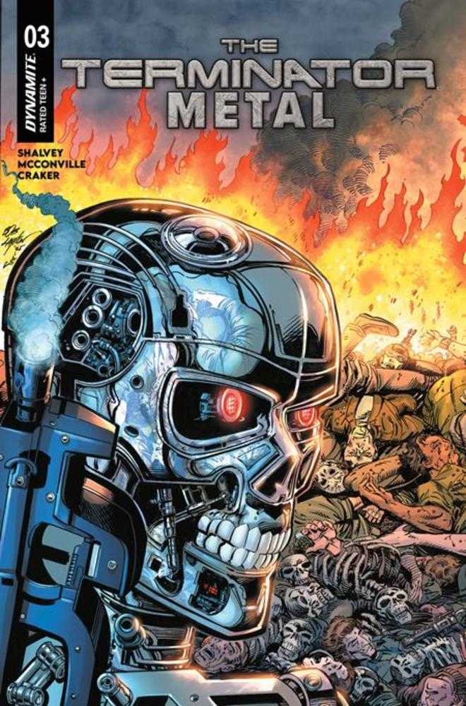 Terminator Metal #3 Cover B Bob Layton Variant | Dragon's Lair Comics and Fantasy Houston TX