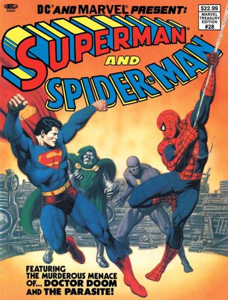 DC And Marvel Present Superman And Spider-Man (Marvel Treasury Edition #28) #1 Facsimile Edition Cover C John Romita Sr & Bob Larkin Foil Variant | Odin's Place