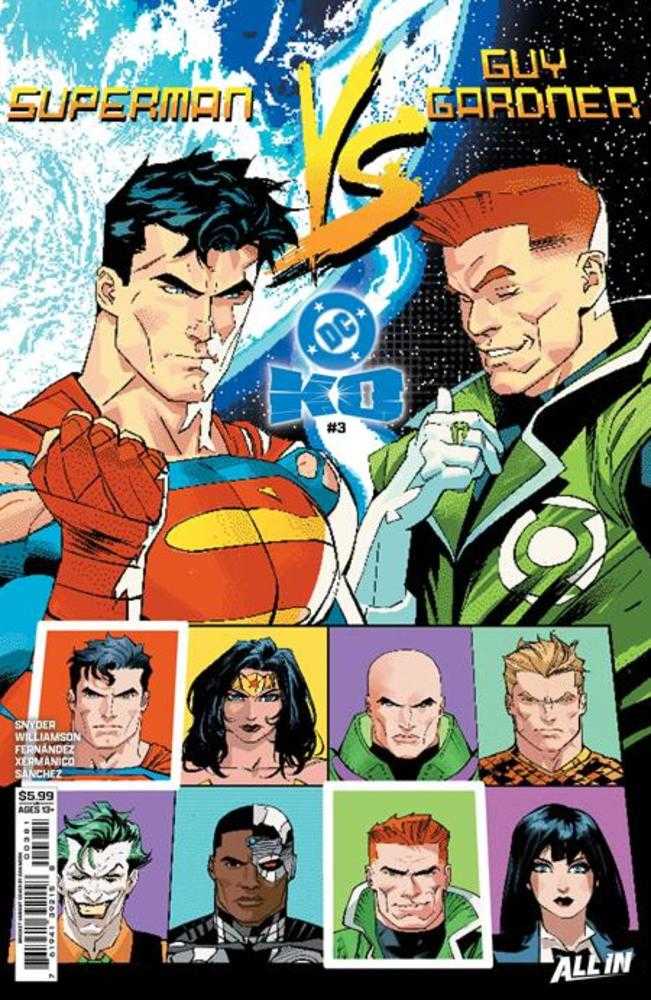 DC K.O. #3 (Of 5) Cover G Dan Mora Bracket Card Stock Variant | Odin's Place