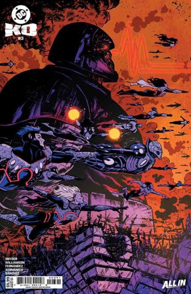 DC K.O. #3 (Of 5) Cover F Sanford Greene Darkseid Card Stock Variant | Odin's Place