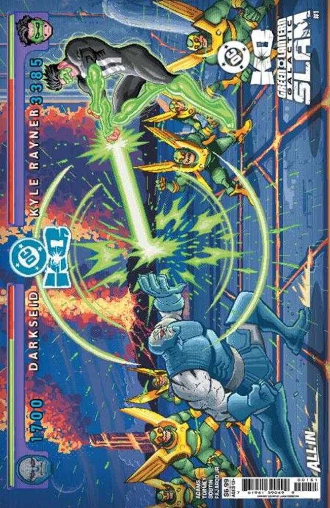 DC K.O. Green Lantern Galactic Slam #1 (One Shot) Cover E Juan Ferreyra Wraparound Card Stock Variant | Odin's Place